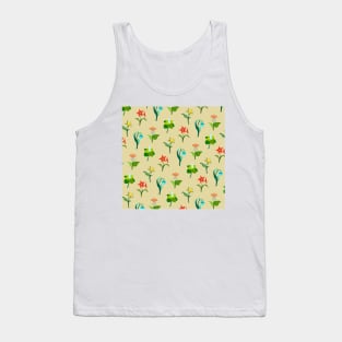 Mondstadt Flowers Print (Beige) Tank Top